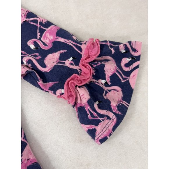 Simply Southern Flamingo Ruffle Outfit 2 Piece 2t - Picture 5 of 11